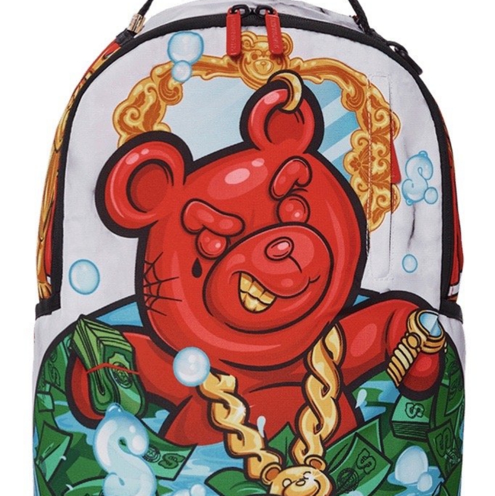 Sprayground Diablo Money Dip Bear Backpack